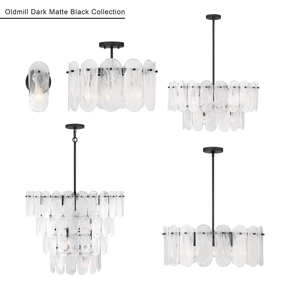 Minka-Lavery 2591-899 Dark Matte Black Oldmill 9.75'' High 1-light Wall Sconce Image 2