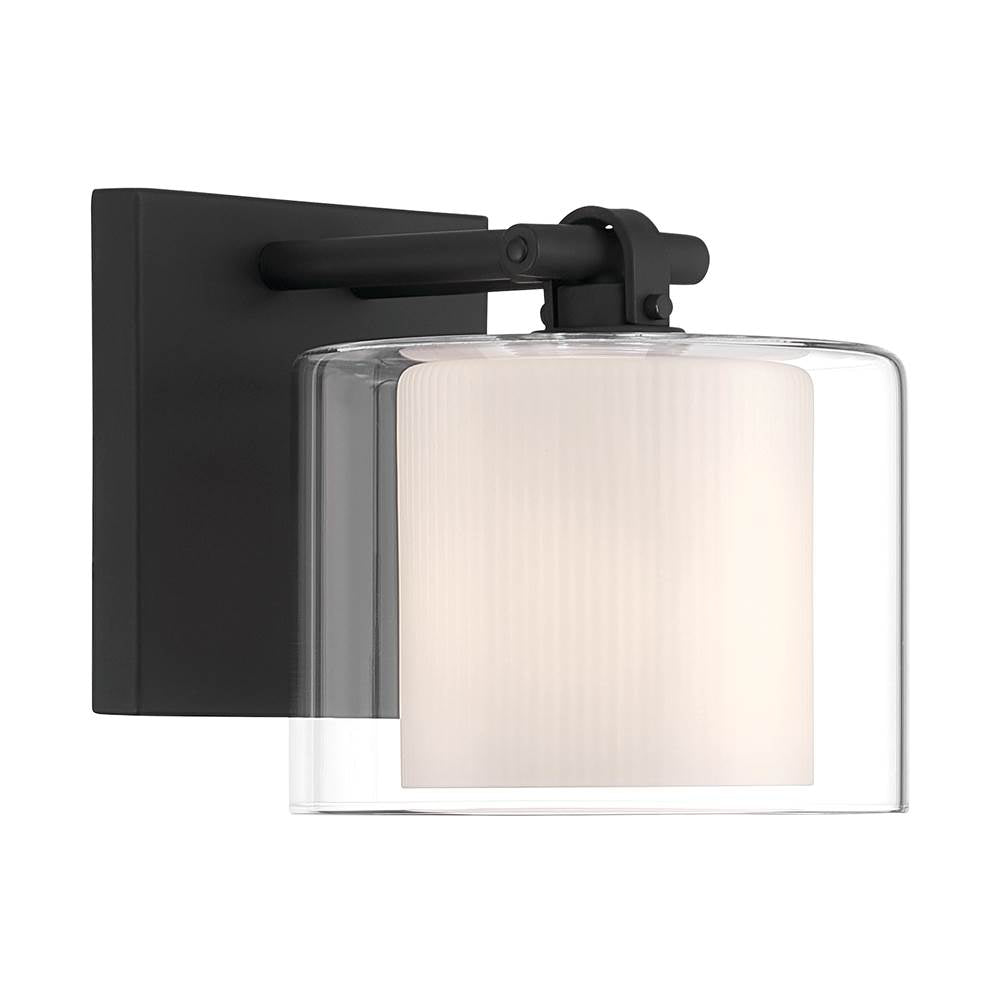 Minka-Lavery 2061-899 Dark Matte Black Seville 6'' High 1-light Bath Sconce Image 7
