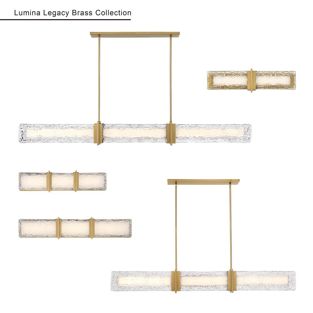 Minka-Lavery 5663-732-L Legacy Brass Lumina 24.5'' Wide Led Bath Bar Image 2