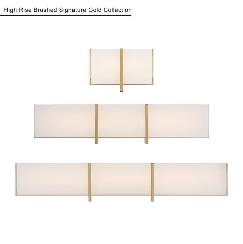 Minka-Lavery 2923-791-L Brushed Gold High Rise 30.25'' Wide Led Bath Bar Image 2
