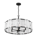 Minka-Lavery 3636-899 Dark Matte Black Veil 29.25'' 6-light Pendant Image 8