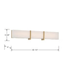 Minka-Lavery 2923-791-L Brushed Gold High Rise 30.25'' Wide Led Bath Bar Image 3