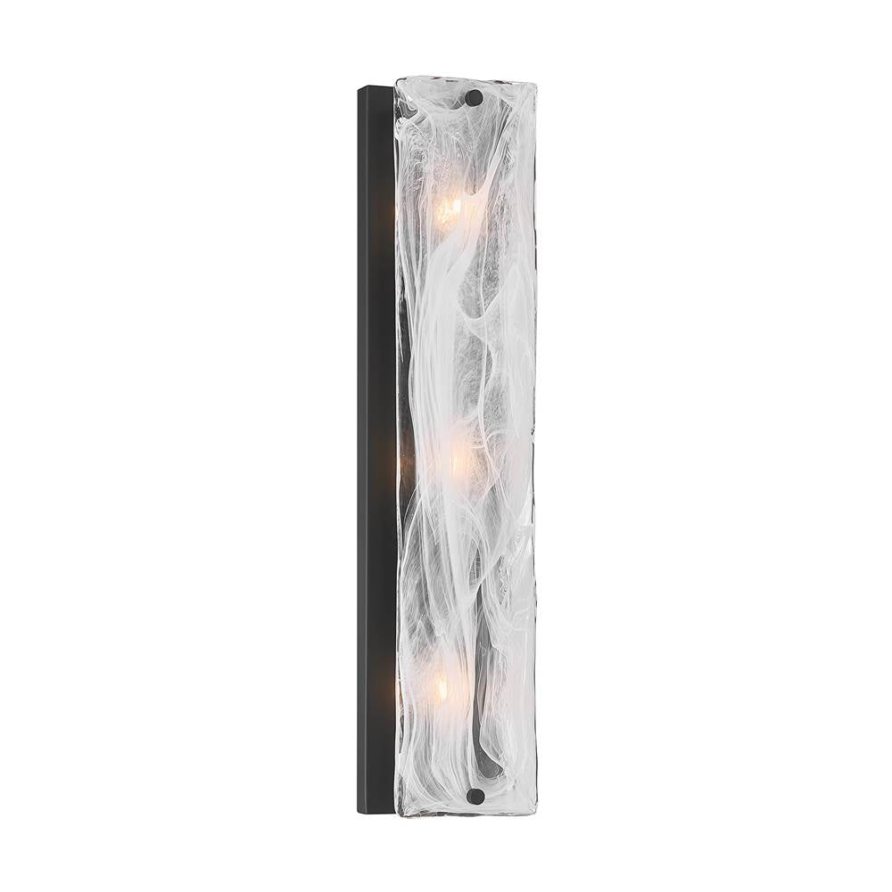 Minka-Lavery 3633-899 Dark Matte Black Veil 4.75'' Wide 3-light Vanity Image 9