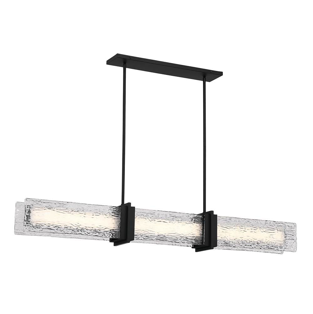 Minka-Lavery 5666-899-L Dark Matte Black Lumina 52'' Led Linear Chandelier Image 9