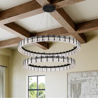 Minka-Lavery 2419-899-L Dark Matte Black Sevryn 44.5'' Led Chandelier Image 3