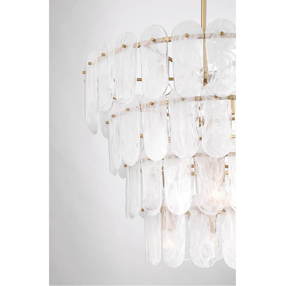 Minka-Lavery 2250-732 Legacy Brass Oldmill 37'' 15-light Pendant Image 7