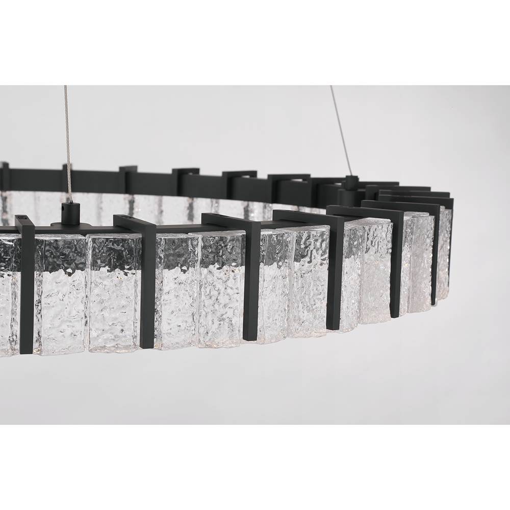 Minka-Lavery 2415-899-L Dark Matte Black Sevryn 27.5'' Led Pendant Image 7