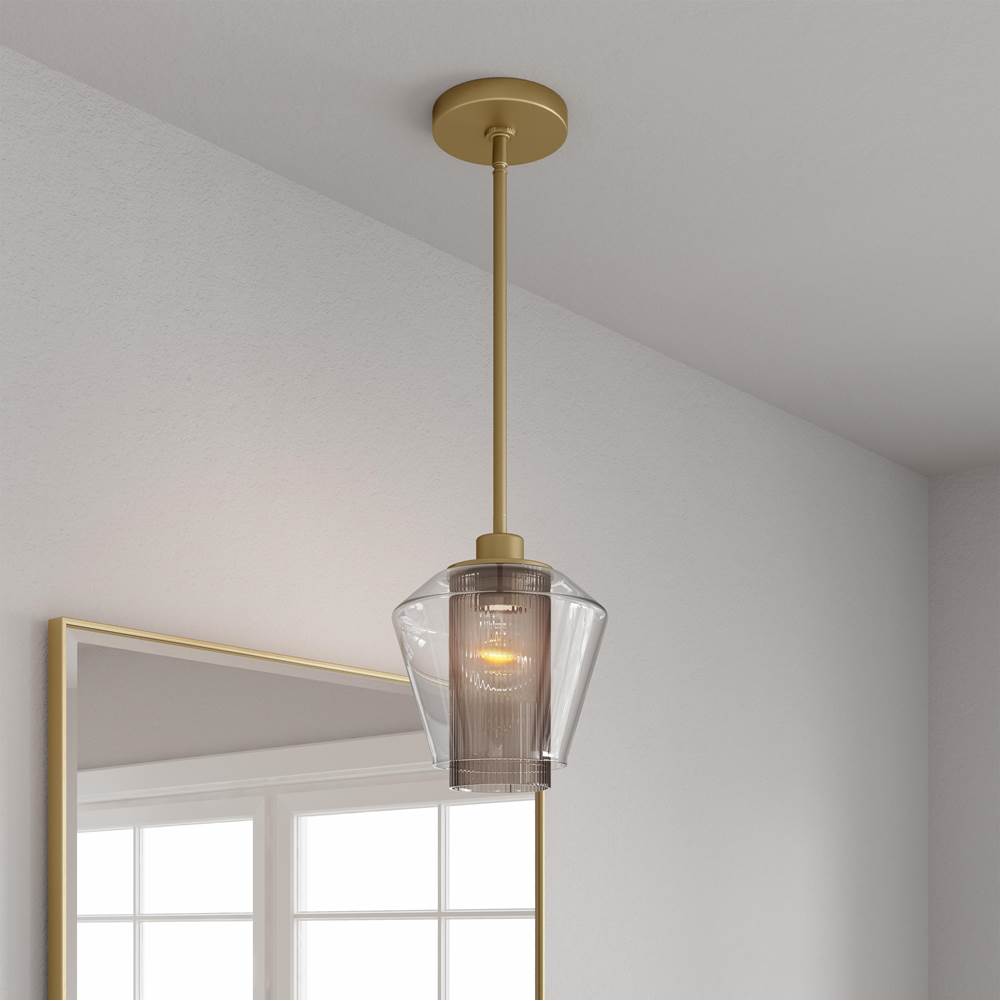 Minka-Lavery 14015-732 Legacy Brass Kiruna 8'' 1-light Mini Pendant Image 4