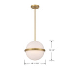 Minka-Lavery 10156-732-L Legacy Brass Vanderlane 11.75'' Led Pendant Image 3