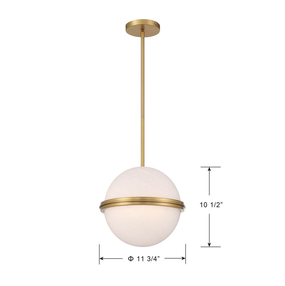 Minka-Lavery 10156-732-L Legacy Brass Vanderlane 11.75'' Led Pendant Image 3