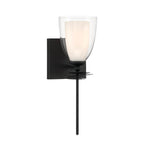 Minka-Lavery 10251-899 Dark Matte Black Elowen 14.25'' High 1-light Bath Sconce Image 8