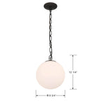 Minka-Lavery 5212-860 Dark Bronze Marbelle 10'' 1-light Mini Pendant Image 3