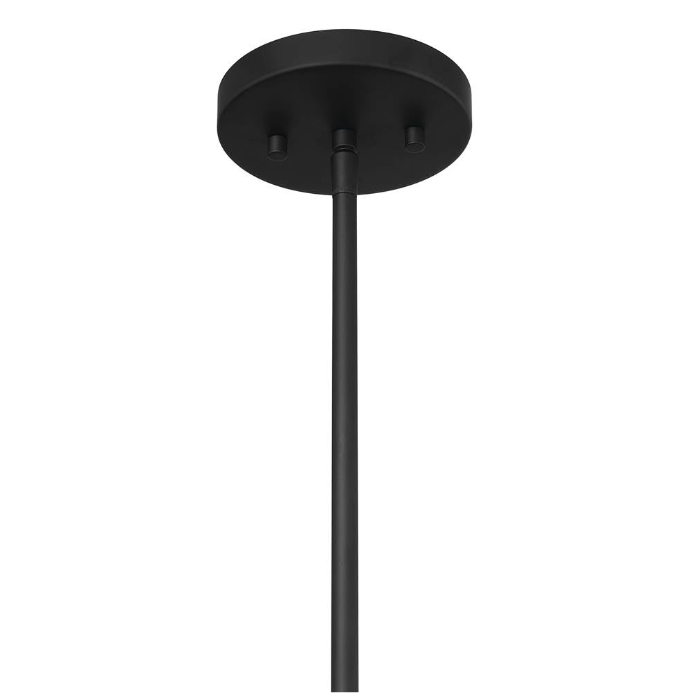 Minka-Lavery 10256-899 Dark Matte Black Elowen 18'' 3-light Pendant Image 4