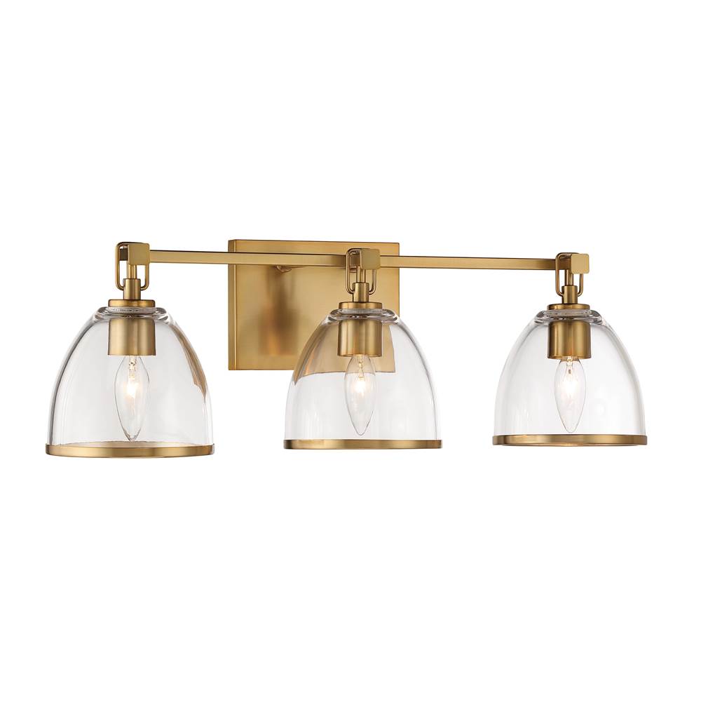 Minka-Lavery 15023-791 Brushed Gold Wynnfrost 24'' Wide 3-light Vanity Image 9