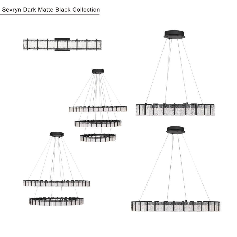 Minka-Lavery 2413-899-L Dark Matte Black Sevryn 27.5'' Wide Led Bath Bar Image 2