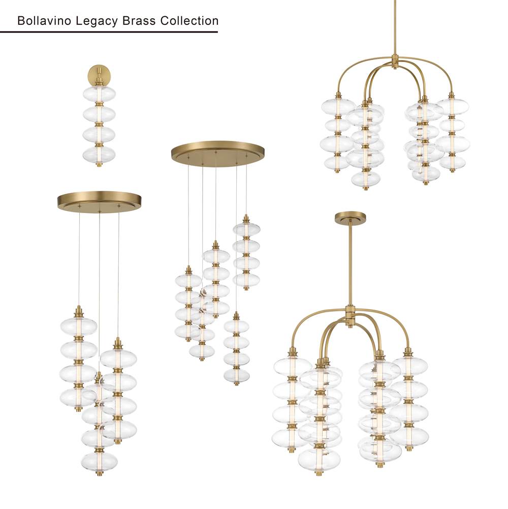 Minka-Lavery 10522-732-L Legacy Brass Bollavino 18.5'' High Led Wall Sconce Image 2