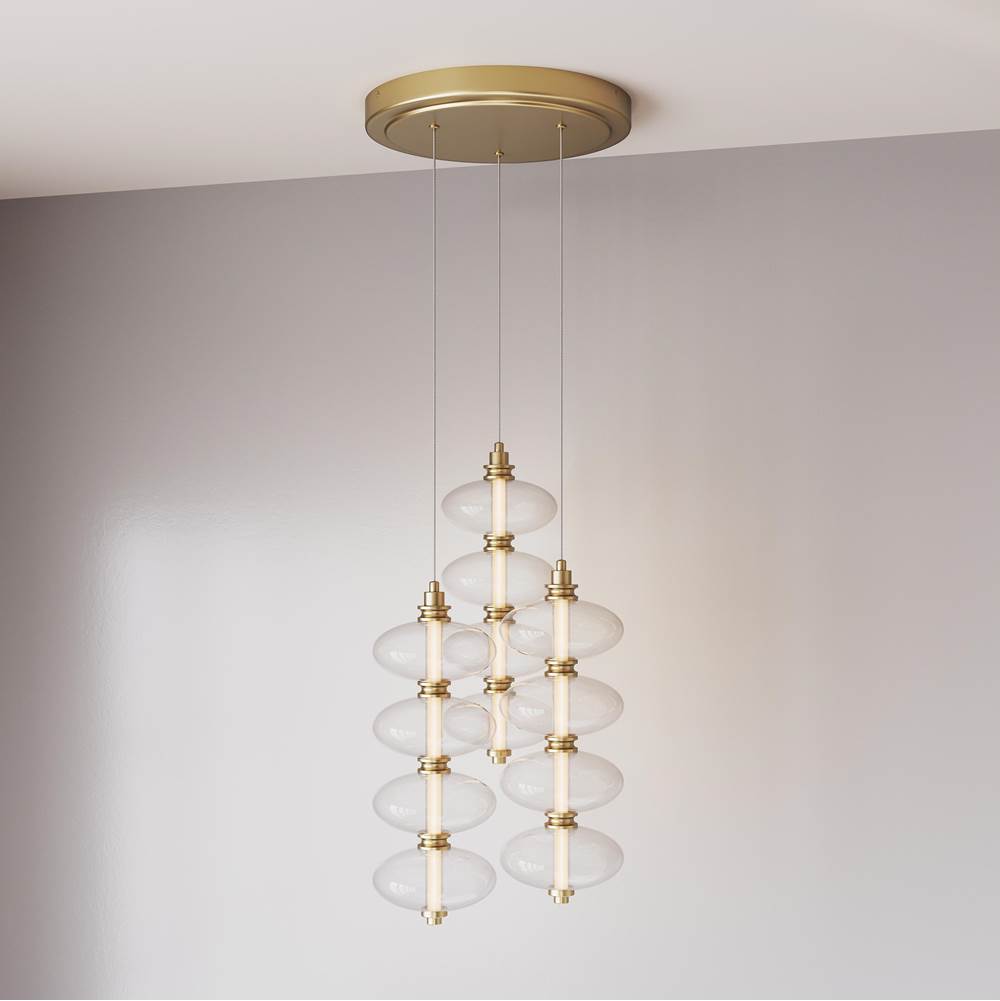 Minka-Lavery 10526-732-L Legacy Brass Bollavino 13'' Led Pendant Image 3