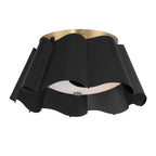Minka-Lavery 3955-796 Dark Bronze With Legacy Brass Waveform 14'' 3-light Flush Mount Image 8