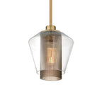 Minka-Lavery 14015-732 Legacy Brass Kiruna 8'' 1-light Mini Pendant Image 1
