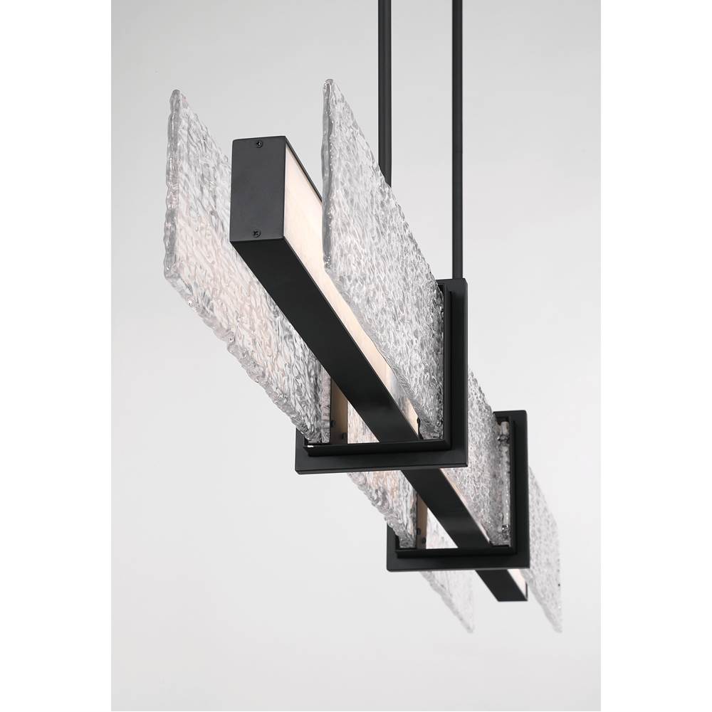 Minka-Lavery 5666-899-L Dark Matte Black Lumina 52'' Led Linear Chandelier Image 7