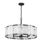 Minka-Lavery 3636-899 Dark Matte Black Veil 29.25'' 6-light Pendant Image 9