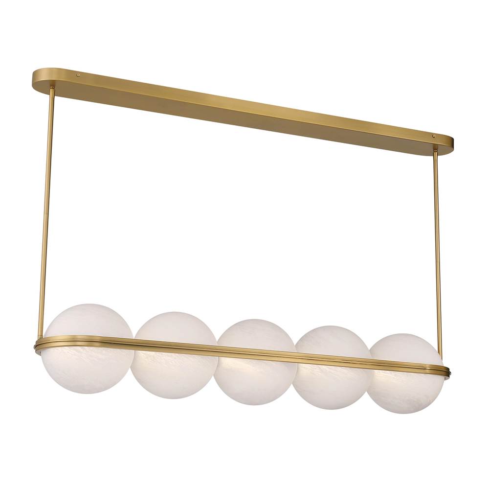 Minka-Lavery 10157-732-L Legacy Brass Vanderlane 46.25'' Led Linear Chandelier Image 1