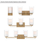 Minka-Lavery 6103-791 Brushed Gold Parsons Studio 24'' Wide 3-light Vanity Image 2