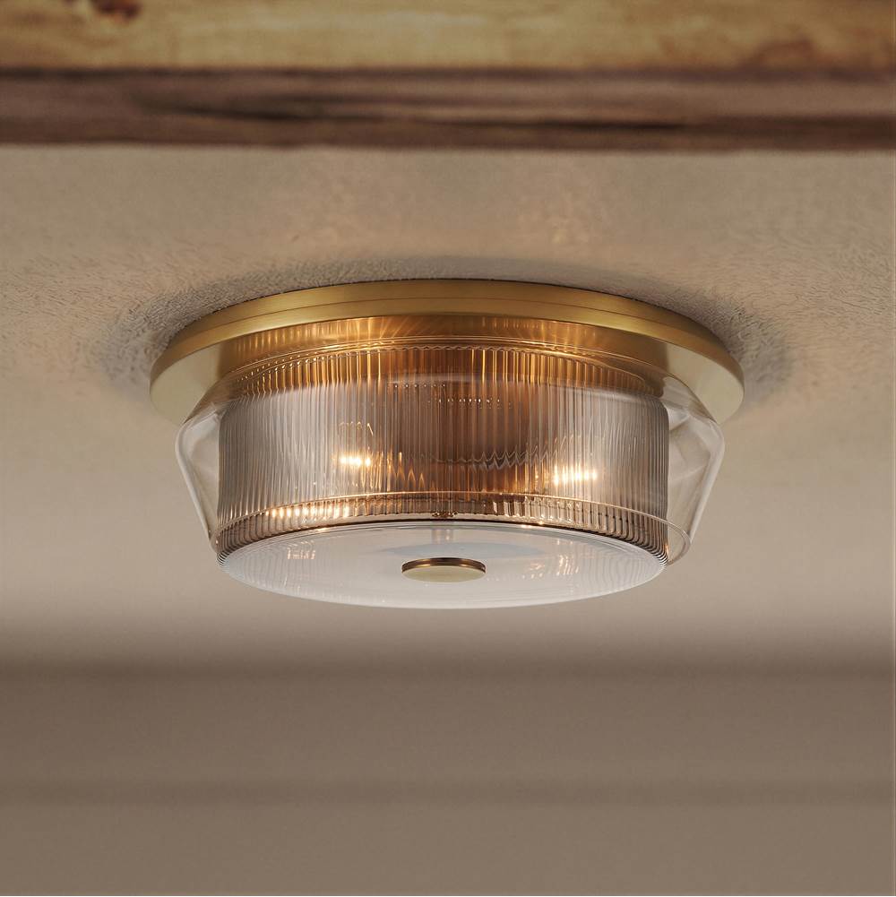 Minka-Lavery 14014-732 Legacy Brass Kiruna 17'' 4-light Flush Mount Image 4