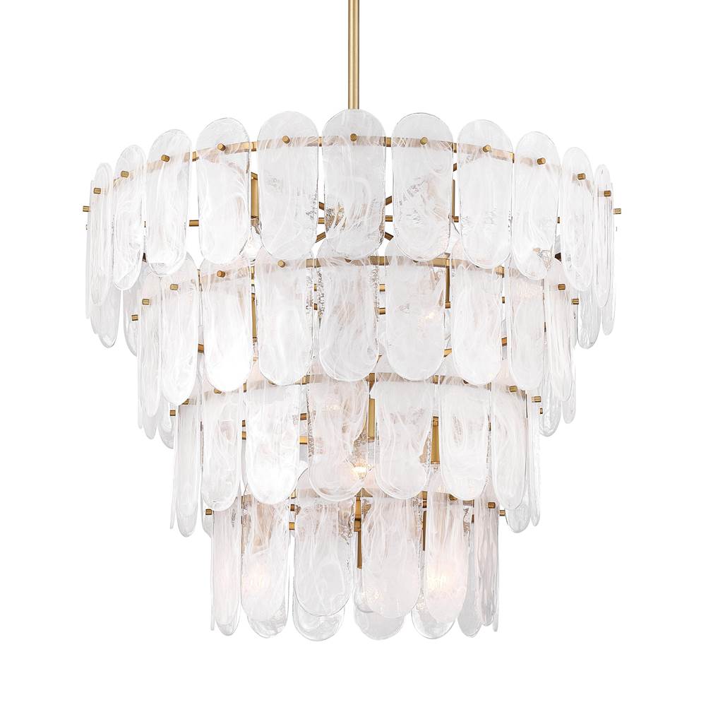 Minka-Lavery 2250-732 Legacy Brass Oldmill 37'' 15-light Pendant Image 1