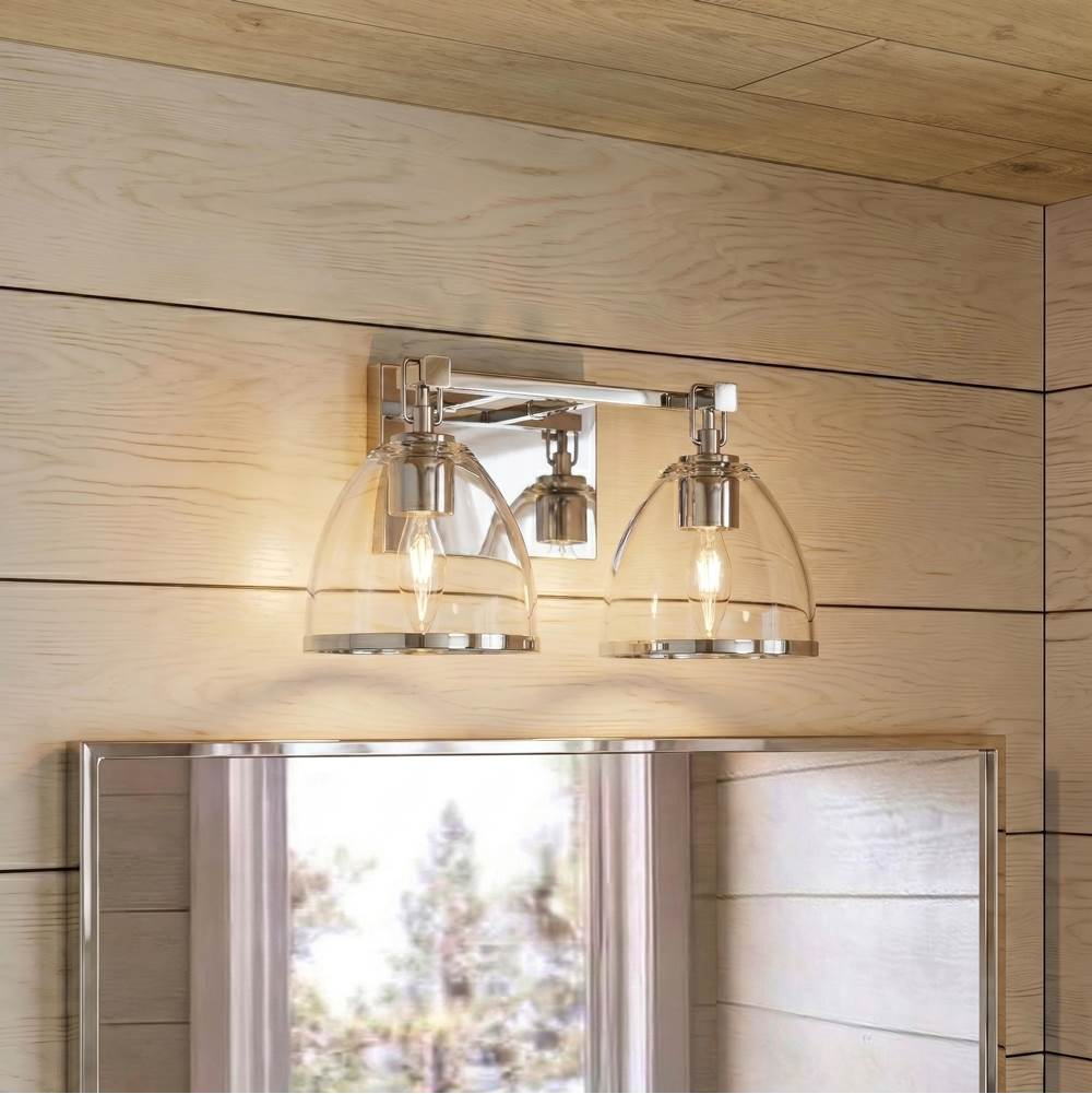 Minka-Lavery 15022-77 Chrome Wynnfrost 15'' Wide 2-light Vanity Image 4