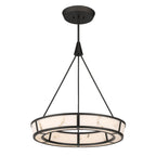 Minka-Lavery 3475-860-L Dark Bronze With Faux Alabaster Velaris 24'' Led Pendant Image 9