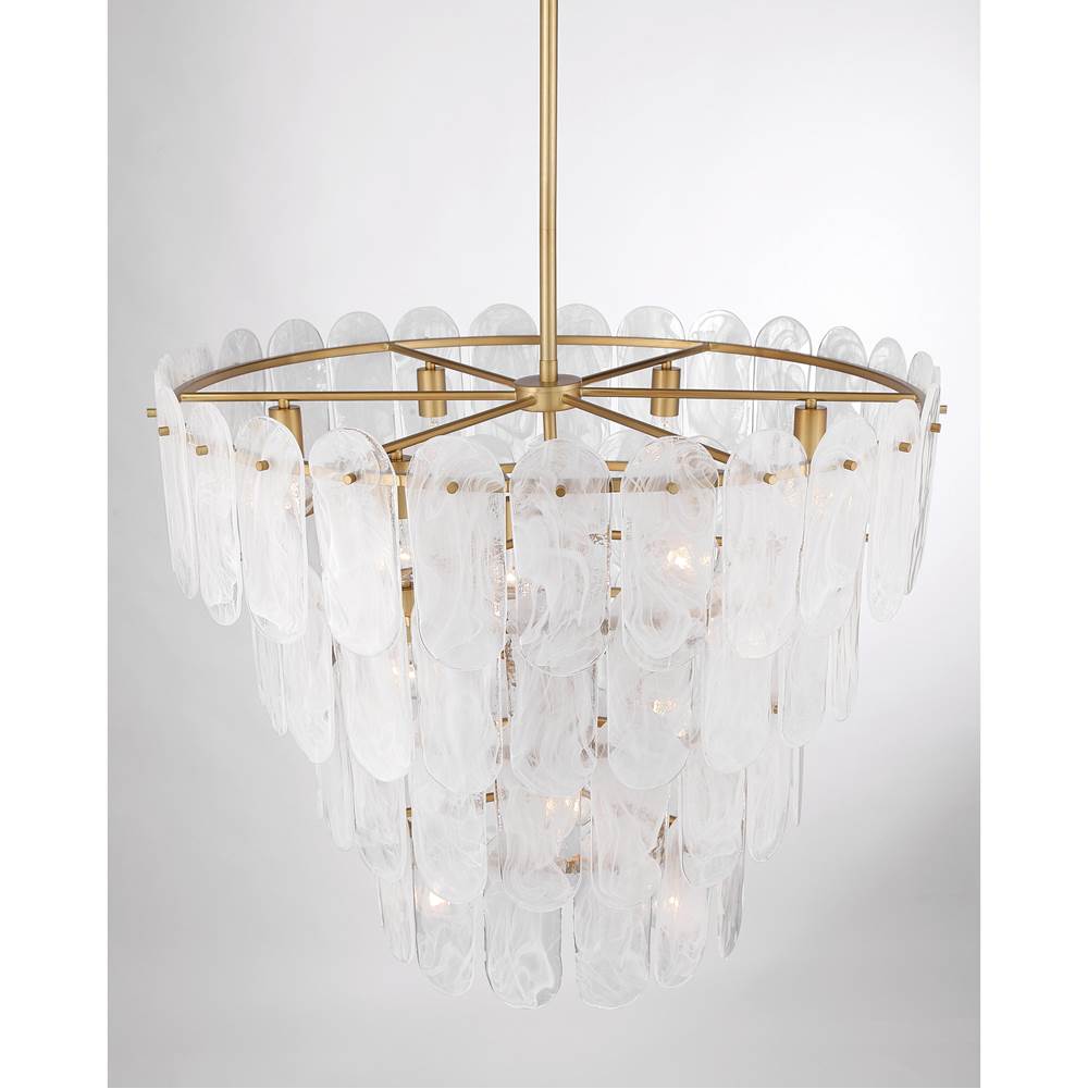 Minka-Lavery 2250-732 Legacy Brass Oldmill 37'' 15-light Pendant Image 6