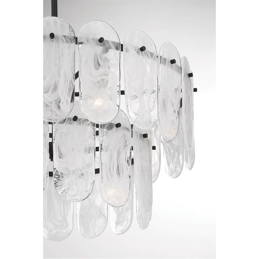 Minka-Lavery 2599-899 Dark Matte Black Oldmill 30.25'' 9-light Pendant Image 7