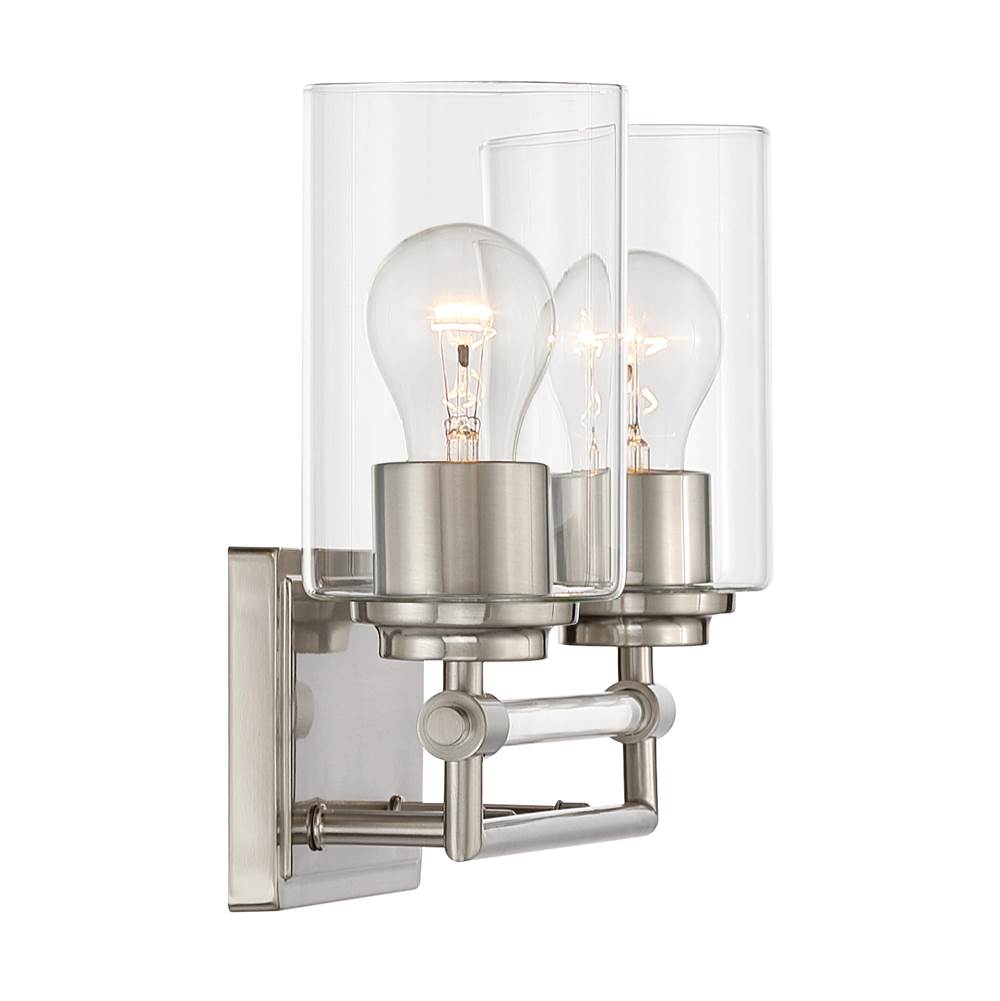 Minka-Lavery 2642-84 Brushed Nickel Binsly 15.75'' Wide 2-light Vanity Image 6