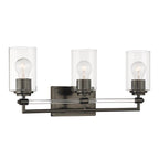 Minka-Lavery 2643-749 Rustic Gun Metal Binsly 24'' Wide 3-light Vanity Image 9