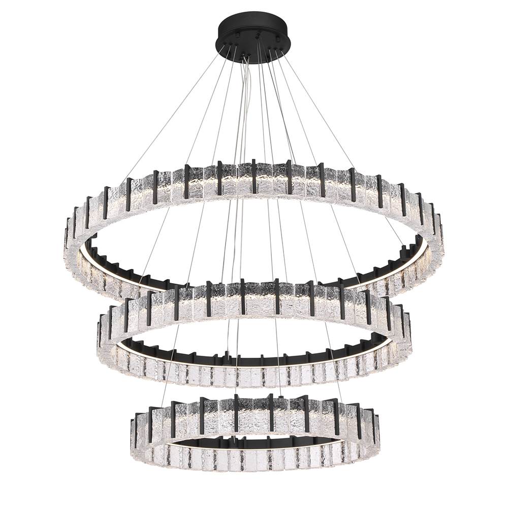 Minka-Lavery 2410-899-L Dark Matte Black Sevryn 44.5'' Led Chandelier Image 8