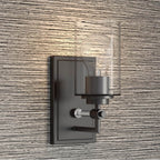 Minka-Lavery 2641-749 Rustic Gun Metal Binsly 10.5'' High 1-light Bath Sconce Image 4