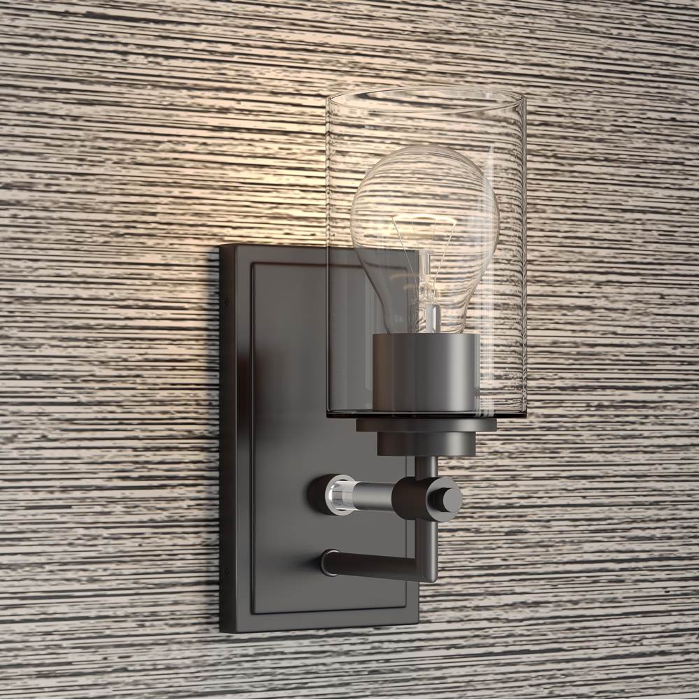 Minka-Lavery 2641-749 Rustic Gun Metal Binsly 10.5'' High 1-light Bath Sconce Image 4