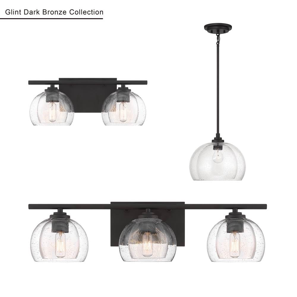 Minka-Lavery 2725-860 Dark Bronze Glint 12'' 1-light Convertible Pendant/semi-flush Mount Image 2
