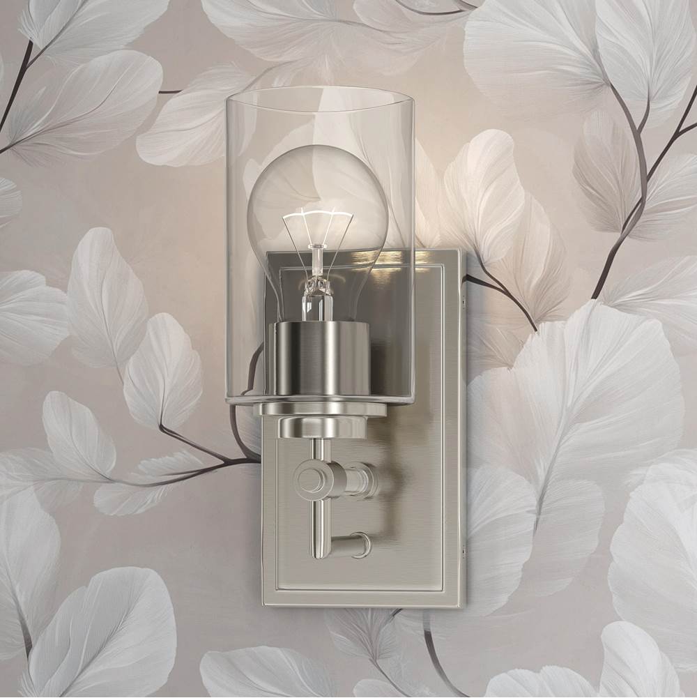 Minka-Lavery 2641-84 Brushed Nickel Binsly 10.5'' High 1-light Bath Sconce Image 4
