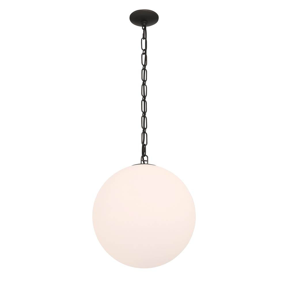 Minka-Lavery 5213-860 Dark Bronze Marbelle 15.75'' 1-light Pendant Image 8