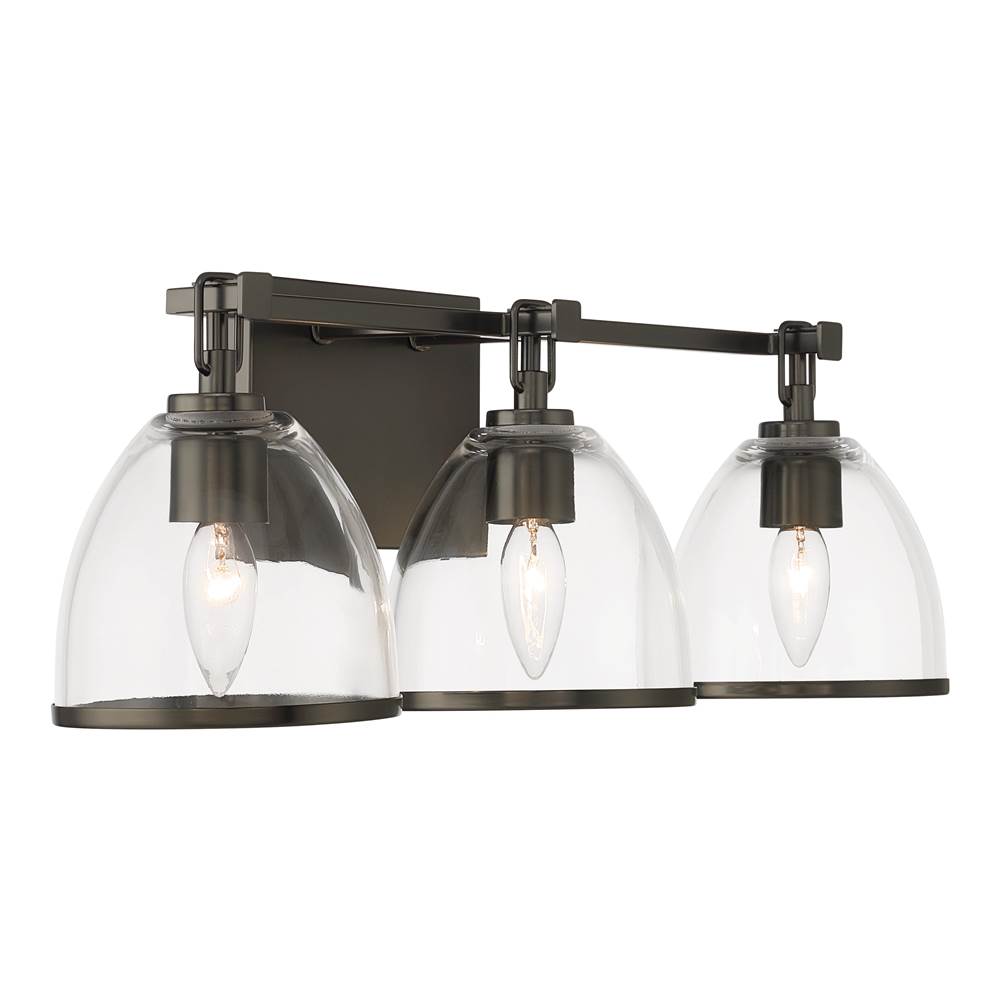 Minka-Lavery 15023-749 Rustic Gun Metal Wynnfrost 24'' Wide 3-light Vanity Image 8