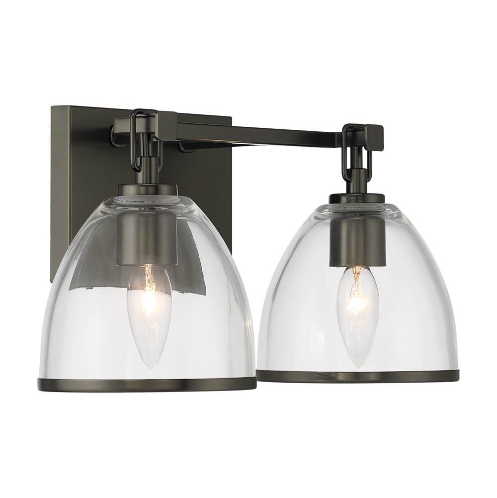 Minka-Lavery 15022-749 Rustic Gun Metal Wynnfrost 15'' Wide 2-light Vanity Image 8