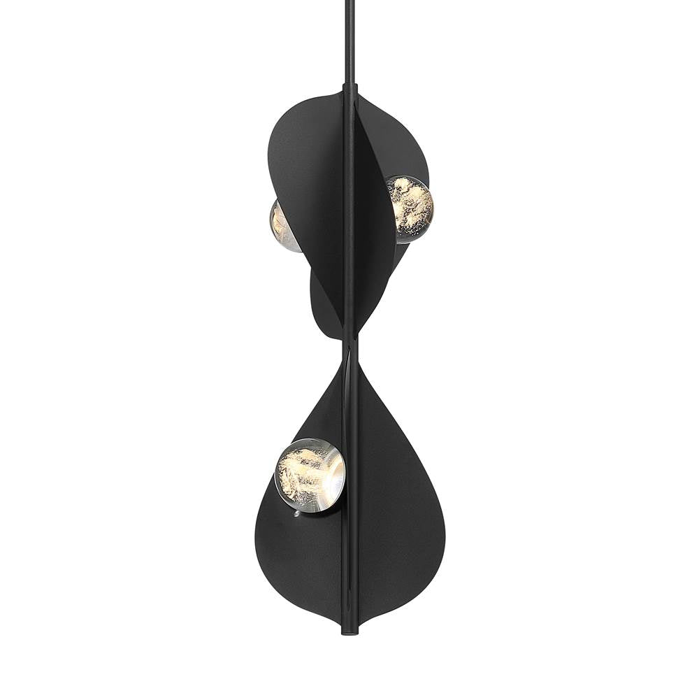Minka-Lavery 3976-66-L Sand Coal Black Pod 8.25'' Led Pendant Image 1
