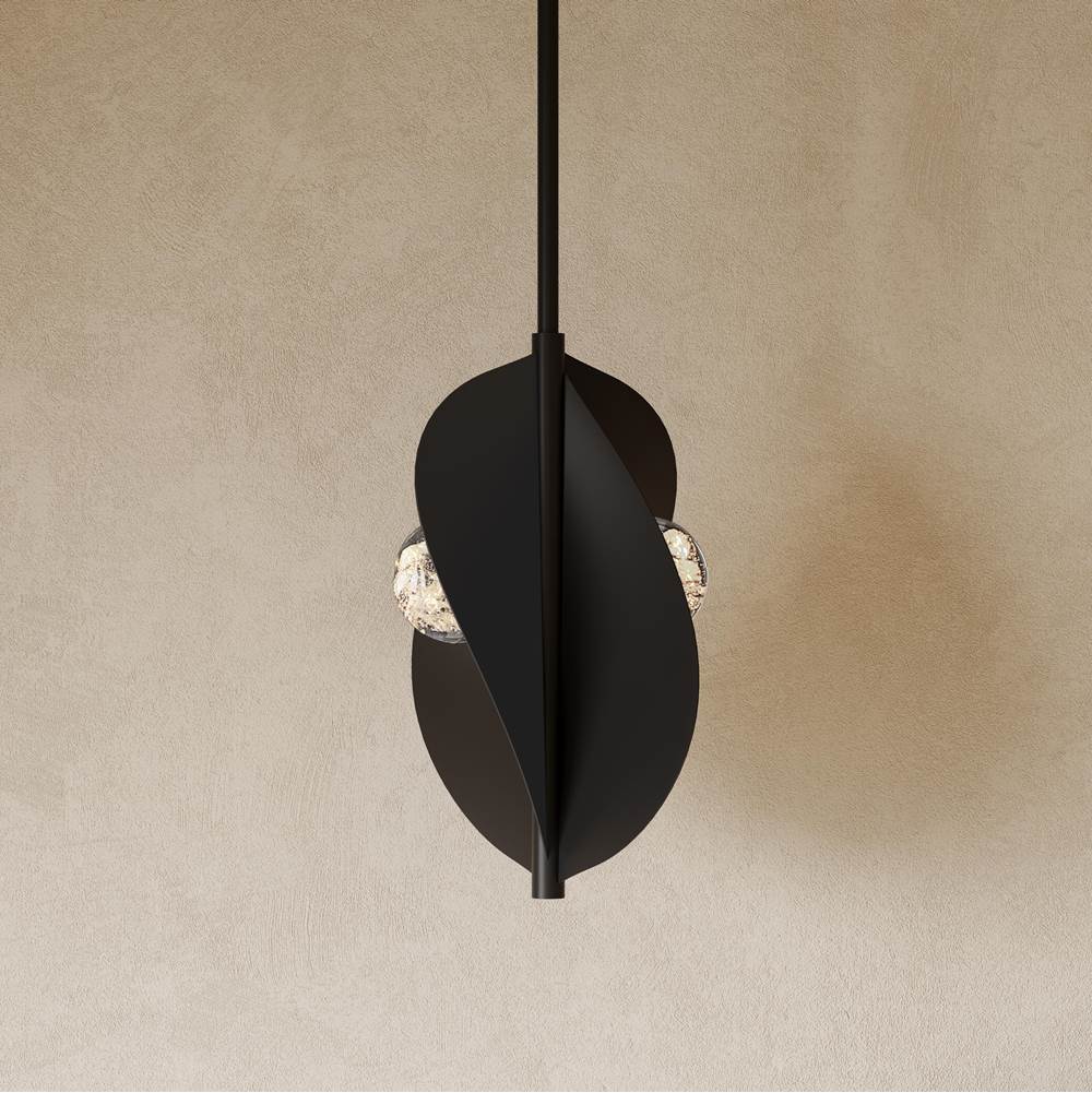 Minka-Lavery 3975-66-L Sand Coal Black Pod 8.25'' Led Pendant Image 4