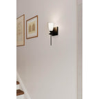 Minka-Lavery 10251-899 Dark Matte Black Elowen 14.25'' High 1-light Bath Sconce Image 4