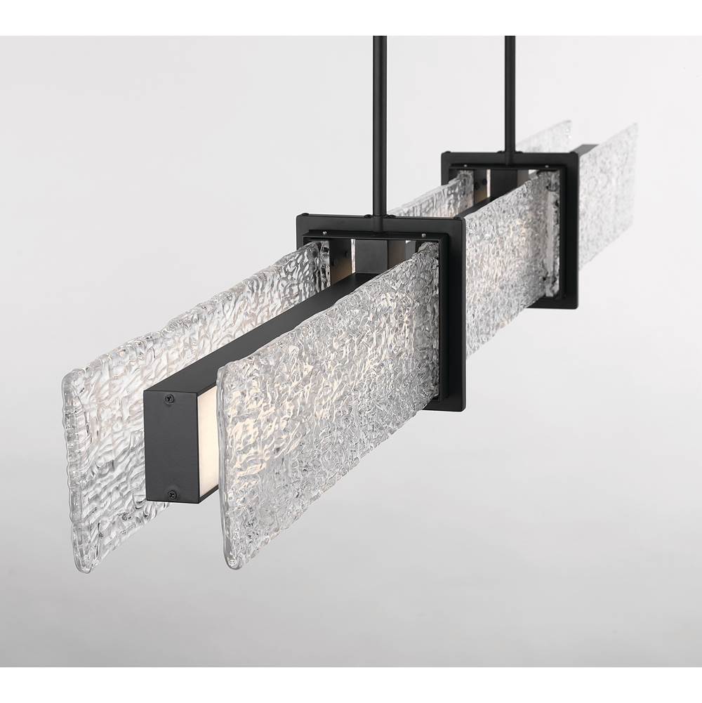 Minka-Lavery 5667-899-L Dark Matte Black Lumina 66'' Led Linear Chandelier Image 6