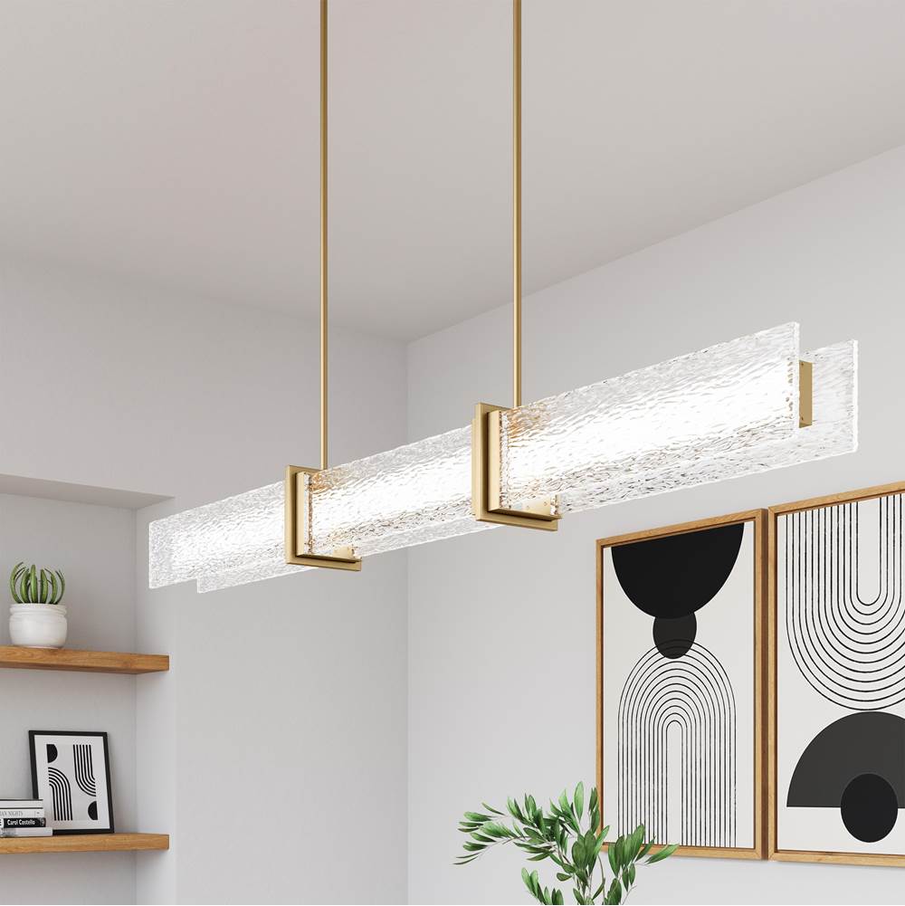 Minka-Lavery 5667-732-L Legacy Brass Lumina 66'' Led Linear Chandelier Image 3
