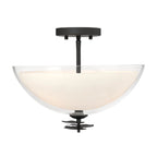 Minka-Lavery Elowen 15'' 3-light Semi-flush Mount