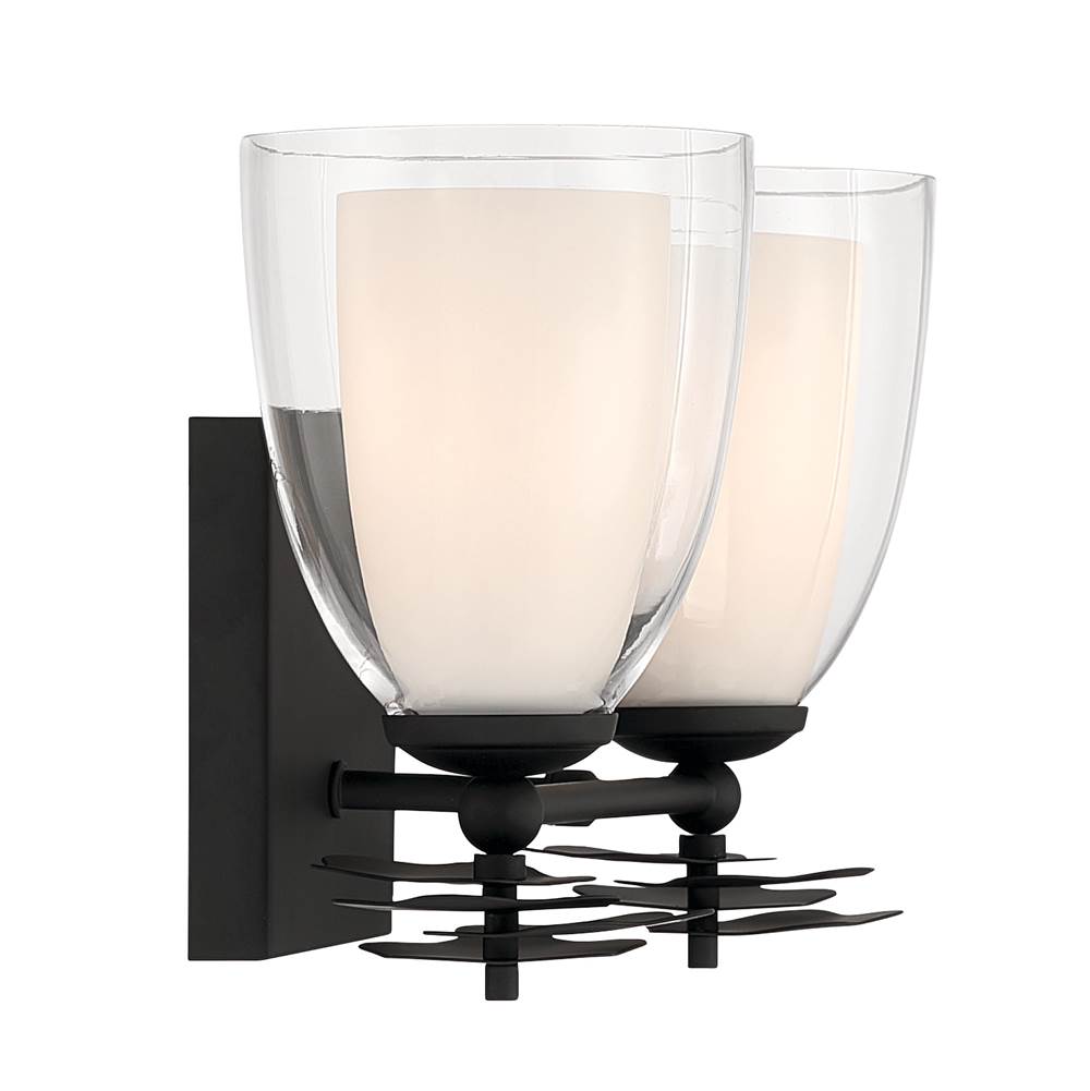 Minka-Lavery 10252-899 Dark Matte Black Elowen 13.25'' Wide 2-light Vanity Image 7